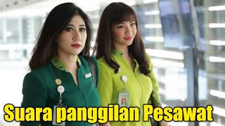 Suara Panggilan Pesawat City link di bandara KualaNamu