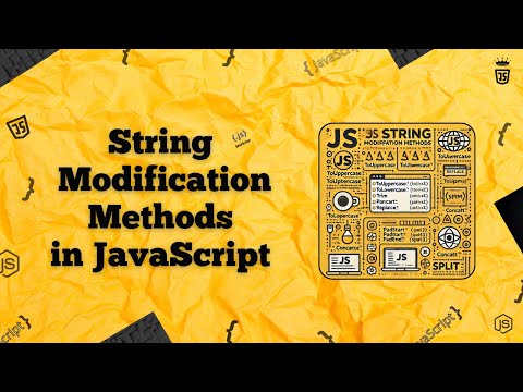 #16 String Modification 🔤 Methods in JavaScript | Modify Strings✨Easily |  Code Smarter !