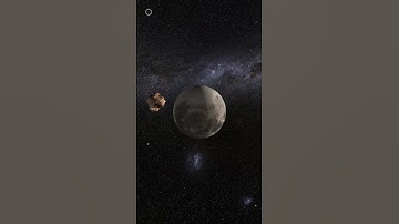 Planetary collision, simulation video #vfx #moon #Mars #shorts #EyeBG #Planetarycollision