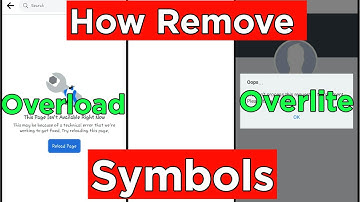 How To Remove Overload Symbol In Facebook Id | How To Remove Facebook Overload Symbol |