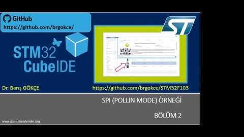STM32F1 STM32CubeIDE HAL Driver SPI Part 2: SPI Polling Mod 2 Kart Haberleşmesi