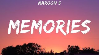 Maroon 5 ~ Memories # lyrics # Becky Hill, Martin Garrix & Dua Lipa, Olivia Rodrigo