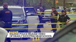 Raleigh police release footage of deadly shooting near middle school