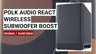 Polk Audio React Subwoofer Review: Elevate Your Home Theater Experience