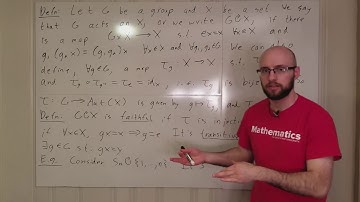 Group Lecture 3.2: Group Actions