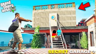 GTA 5 : Franklin & Shinchan Found Secret Garage Outside Franklin's House in GTA 5 in Telugu