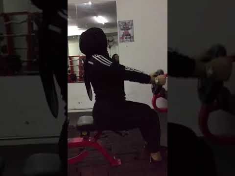 Fitness hijab ( shoulder workout )💪💦