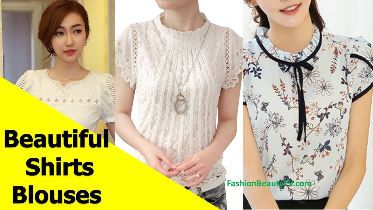 50 Beautiful Shirt and Blouse Designs For Women S32 fashion beauty shop vashi