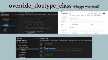 Override Doctype Class-Based Whitelisted Method - Part 2 | Frappe | ERPNext