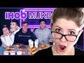 MUKBANG ft. James Charles & Emma Chamberlain - Sister Squad Reaction