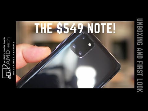 Samsung Galaxy Note10 Lite Unboxing & First Look Review: The $549 Note with S-Pen!