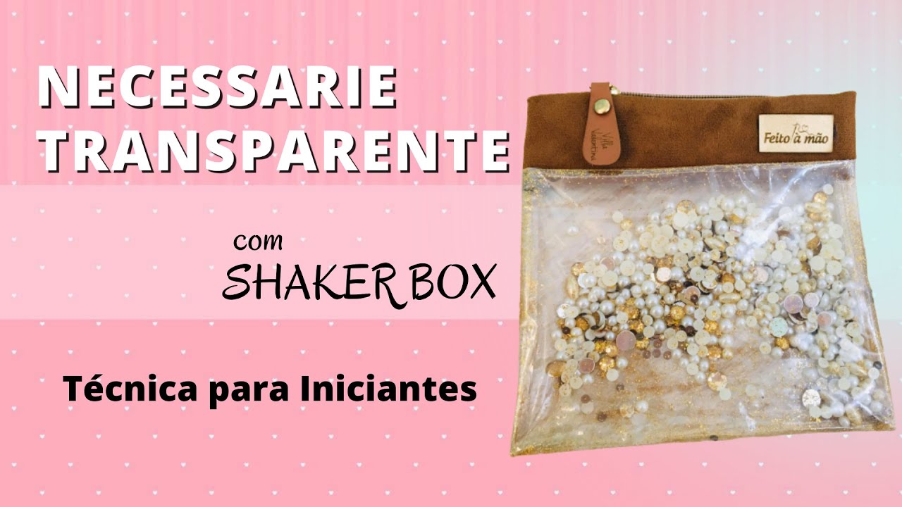 NECESSARIE TRANSPARENTE COM SHAKER BOX