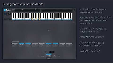 Scaler 2 - Editing Chords with the Chord Editor