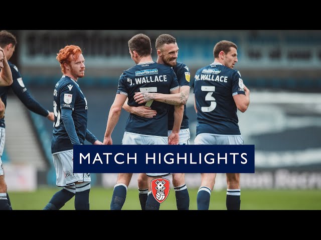 Highlights  Millwall 1-0 Rotherham United 