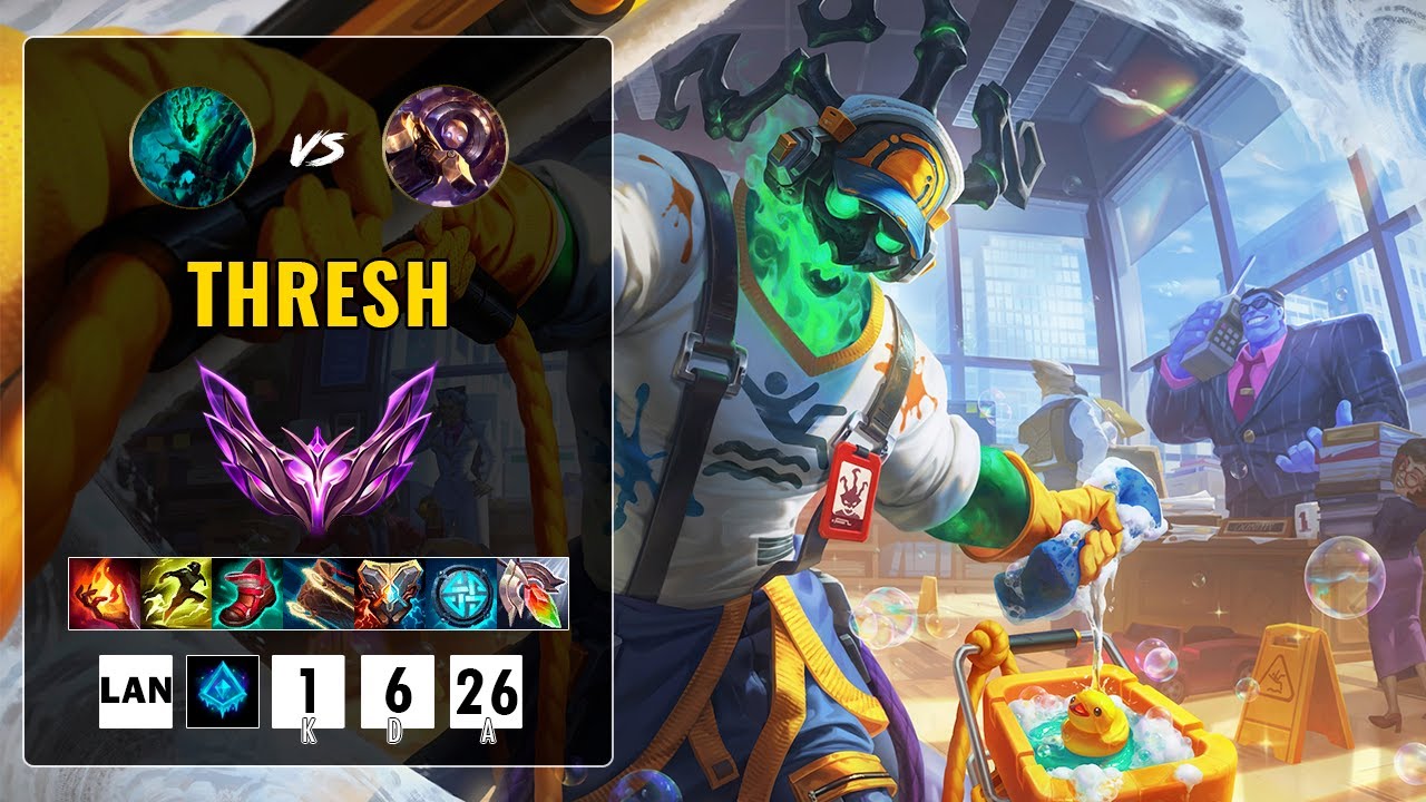 Thresh vs Blitzcrank: 🧠 ASÍ JUEGA UN OTP THRESH DE 3 MILLONES (INICIACIONES EPICAS) | 25.23