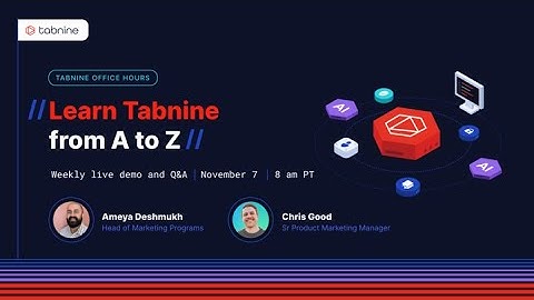 Tabnine Office Hours: Accelerate your SDLC with personalized AI agents