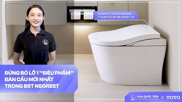 Bàn cầu thông minh CS911VT#NW1 TCF87120GAA#NW1 T53P100VR NEOREST LS | TOTO | KIM QUỐC TIẾN