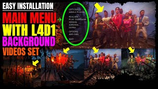 Main Menu with Left 4 Dead background videos set - Left 4 Dead 2 #l4d #coop #gaming #mods