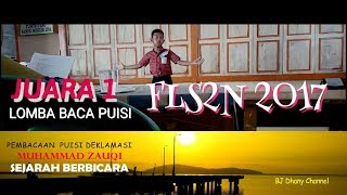 KEREN !!! JUARA 1 BACA PUISI - FLS2N TINGKAT SD 2017 KEREN !!! JUARA 1 BACA PUISI - FLS2N TINGKAT SD 2017