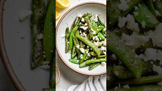 Sautéed Sugar Snap Peas With Feta