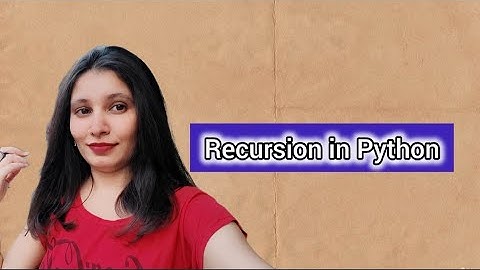 Recursion in Python — Complete Step-by-Step Explanation