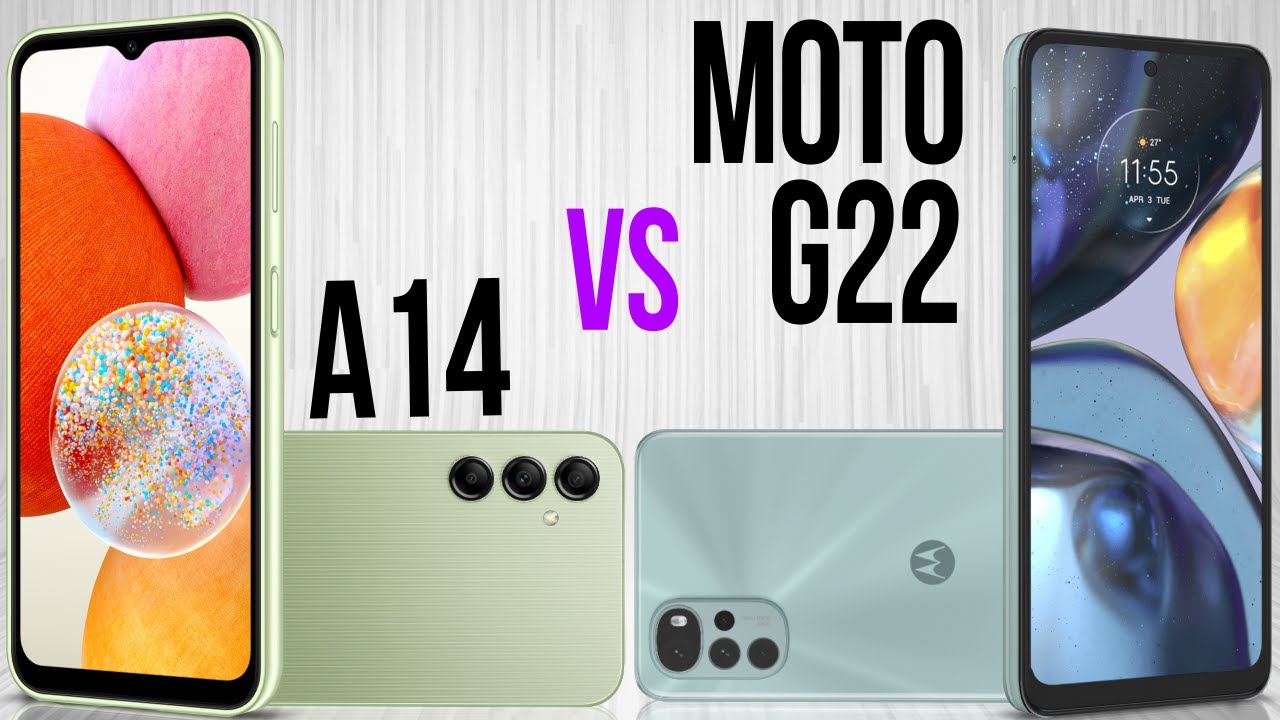 A14 vs Moto G22 (Comparativo & Preços) 