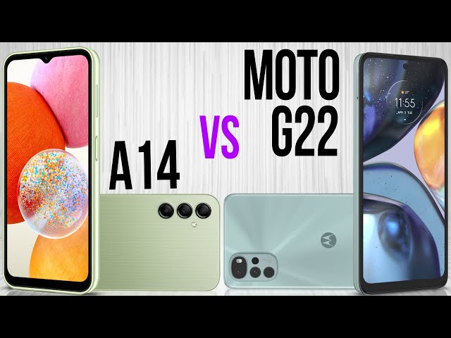 A14 vs Moto G22 (Comparativo & Preços) 