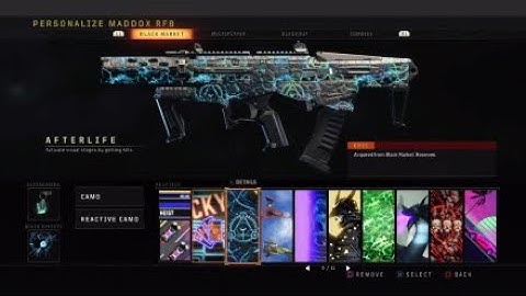 Bo4 all camos and reactive camos from reserves