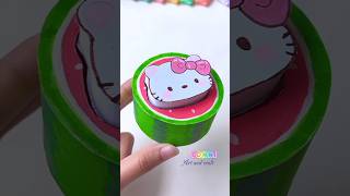 (🍉+😽) paper craft #shorts #tonniartandcraft #love #art #craft #youtubeshorts