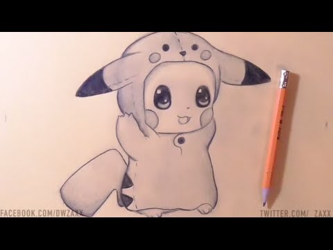 Dessin Pikachu Bebe Chibi Youtube