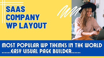 Best SaaS Company Layout Wordpress Theme And 1253 Other WP Templates. Easy Page Builder.