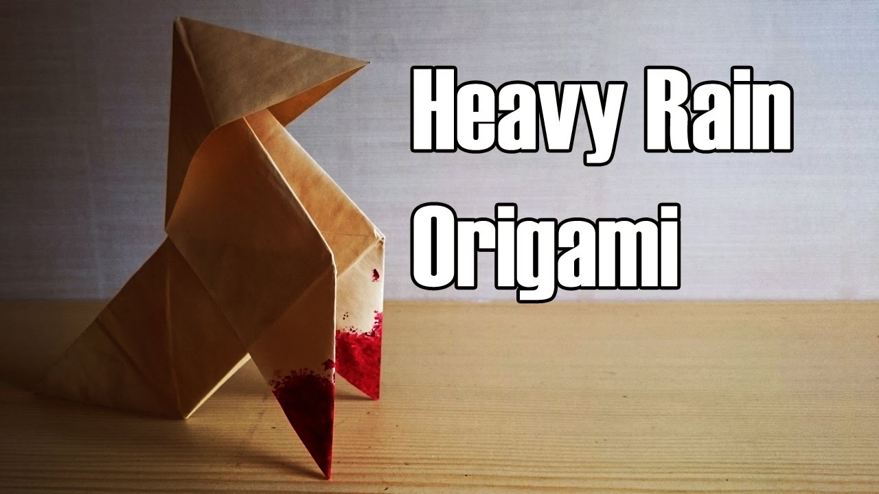 Soaches Builds! Origami Bird from Heavy Rain! YouTube