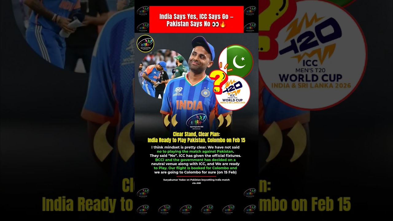 👀🔥 We are Ready & Going to Colombo on 15 February for India vs Pakistan T20 World Cup 2026 Match