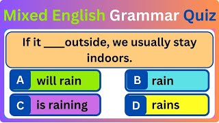 English Grammar Quiz | English Quiz | Quiz English | Mixed English Grammar Quiz Part-95