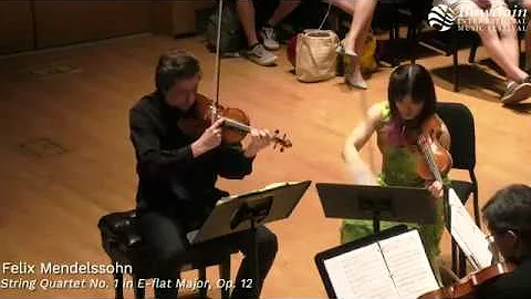 Mendelssohn String Quartet in E-flat major, Op. 12 - II. Canzonetta. Allegretto