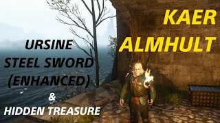 WITCHER 3 - KAER ALMHULT Ursine Steel Sword (Enhanced) & Hidden Treasure Locations