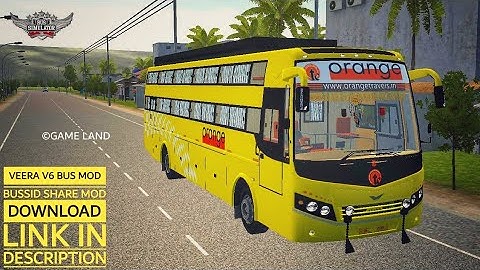 Bussid v3.7.1 _ Veera v6 sleeper coach bus mod for bus simulator Indonesia
