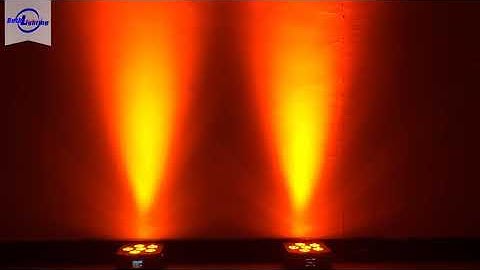 6X18W RGBWA UV 6 IN 1 Battery Power Wireless DMX LED Flat Par(small design + WIFI + RF Remote)