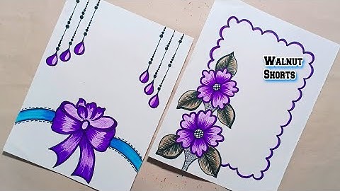 Border Design/Border Design for Project/Project Work Designs/A4 Sheet/Assignment Front Page Design