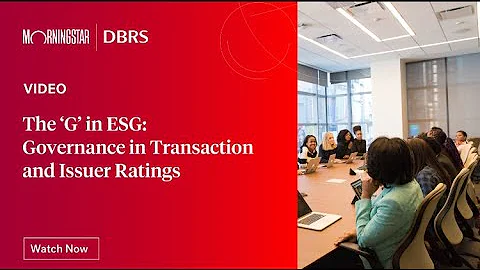 The 'G' in ESG: Governance in Transaction and Issuer Ratings