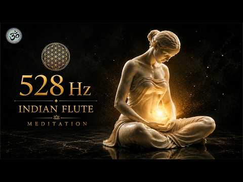 528 Hz Indian Flute Meditation | A Journey into Deep Inner Peace | Tibetan Singing Bowls