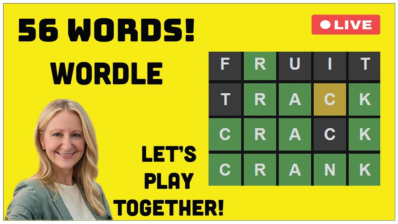 🌟56 Word WORDLE Challenge in 45 Minutes with Grandma YouTube