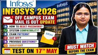 Infosys 2026 Off Campus Exam Mail Out | Infosys SP/DSE hiring 2026 | Infosys coding questions