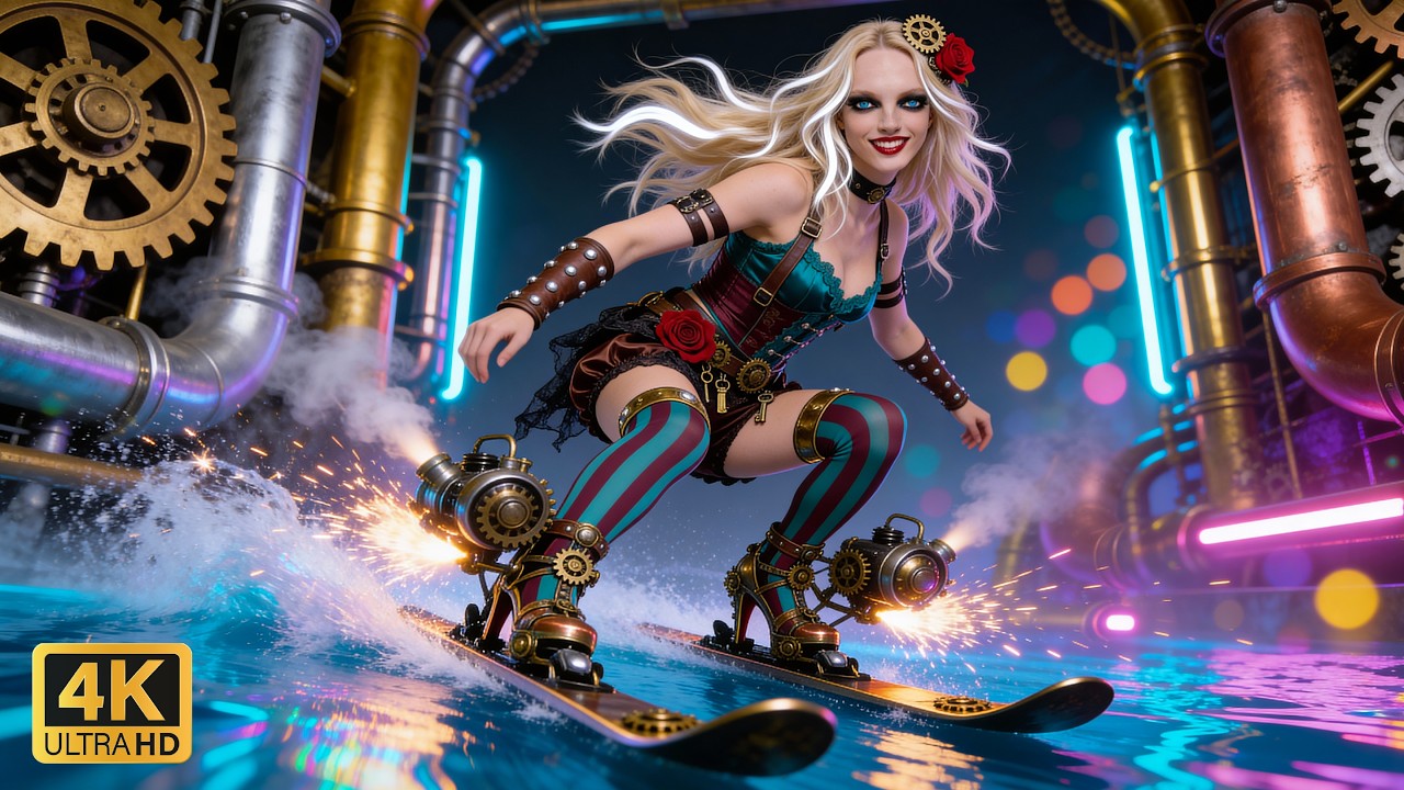 Steampunk Mech-Tech Steampunk Vehicles High Octane Music Video