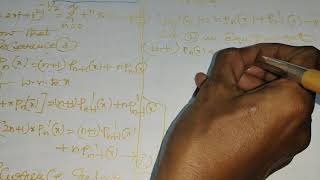 Recurrence relation for Legendre polynomial