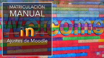 Moodle para docentes: matriculación manual