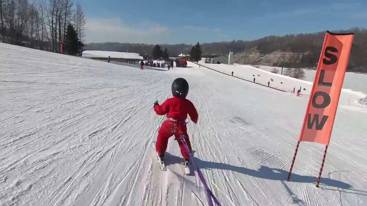 Skiing at Rabbit Hill March 2018 YouTube