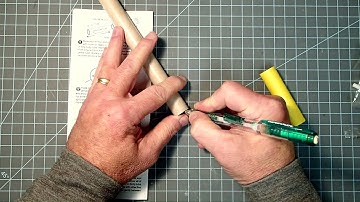 Custom Rockets “Spin Thing” model rocket assembly