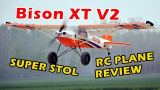 New Bison XT V2! Super STOL 1750mm Wingspan RC Plane Review, 瑞森模型新款大野牛超级短距起降越野航模飞机测评