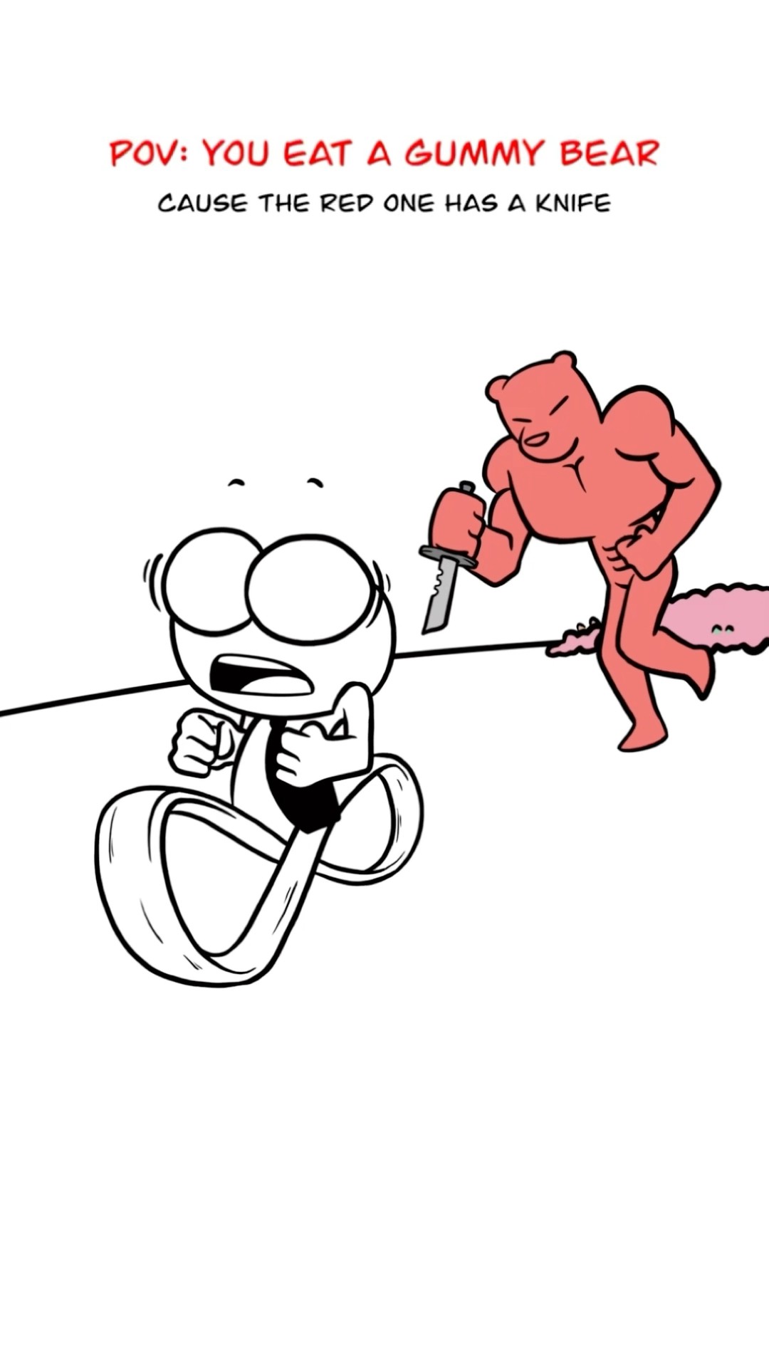 Gummy Bears Are Chasing Me ? (Animation Meme) #shorts